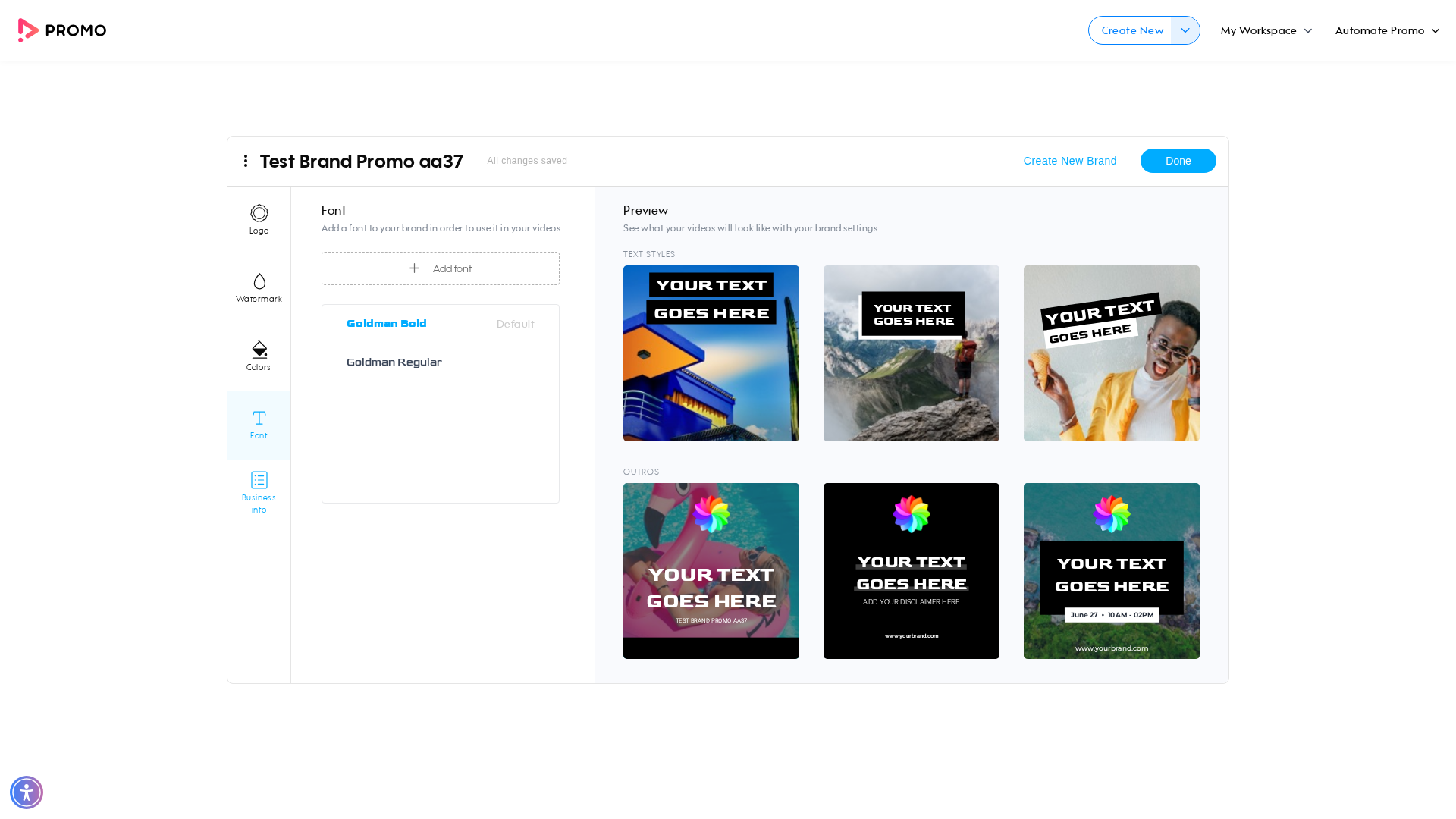 Test failure screenshot